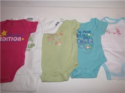   105 piece lot Baby Girl Clothes Carters Gerber Old Navy 0 6 months