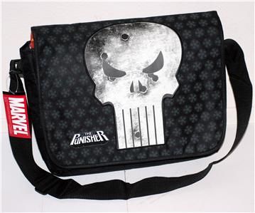 PUNISHER Marvel Superhero MESSENGER Shoulder BAG NWT  