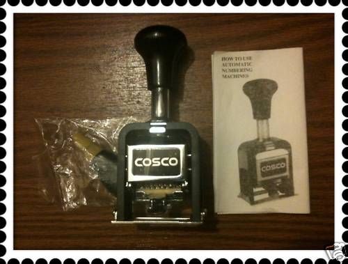 Cosco Self Inking Automatic Numbering Machine  