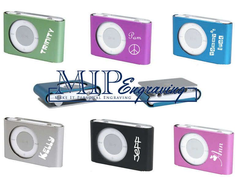 ENGRAVED Apple Ipod shuffle Case 2nd 2g GENERATION 1gb  