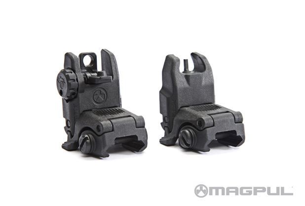 Magpul Gen 2 MBUS Tactical Folding Sight Set Black  