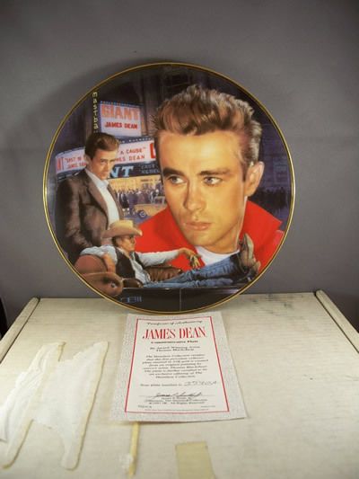 James Dean Collectors Plate Hamilton Collection  