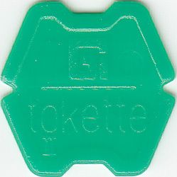 100 Greenwald GI Laundry Token / Tokette GREEN Tokettes  