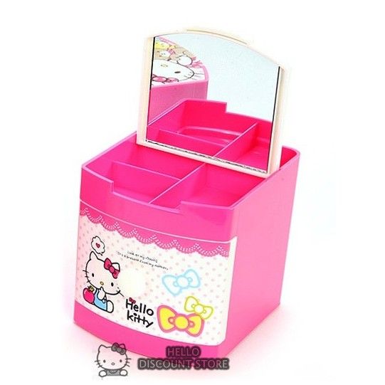 Hello Kitty Multi Jewelry Case / Box/ Desk Organizer  Ribbon  