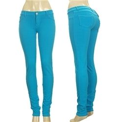 VKN Turquoise Moleton Jeggings/Leggings All Sizes Very Slimming Rear 