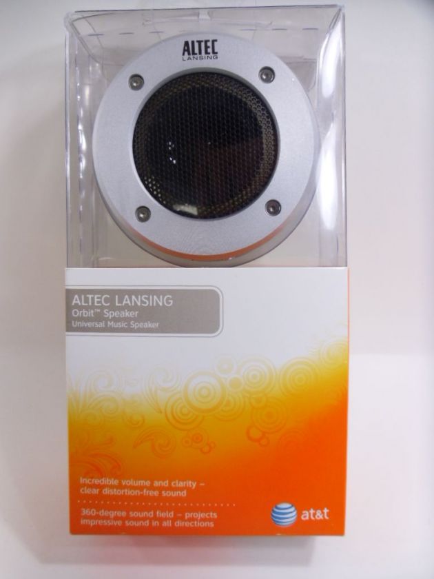 Altec Lansing Orbit Universal Music Speaker NEW IN BOX  