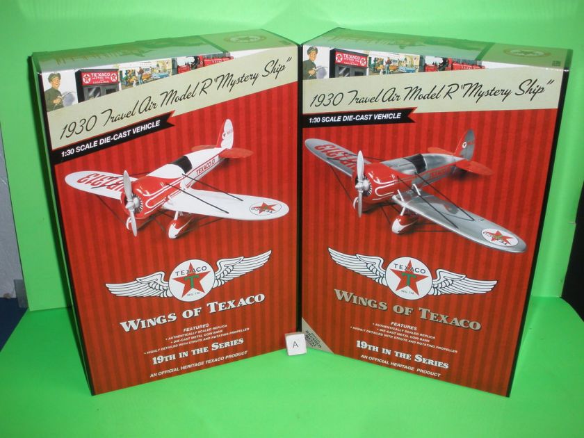 REGULAR & SPECIAL ED #19 Wings Of Texaco Airplane 1930 MYSTERY SHIP 