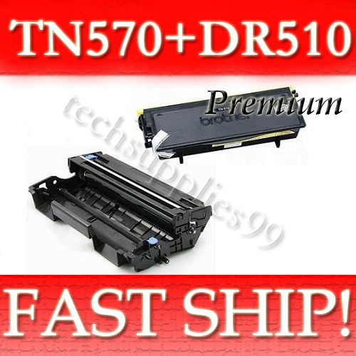 Drum DR 510 + 1 Toner TN 570 Brother DCP 8045D HL5140  