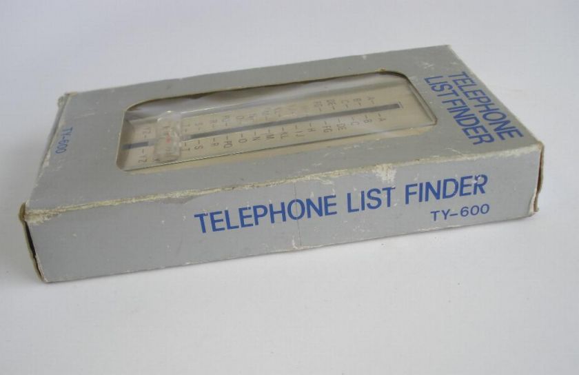 VINTAGE TELEPHONE NAME LIST FINDER INDEX HONG KONG  