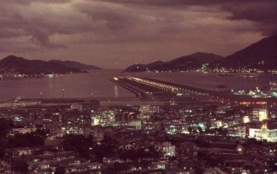 1950s or 60s HONGKONG AT NIGHT, 35MM SLIDES, 17 COLOR SLIDES HONG 