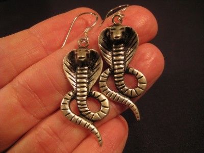   Snake earring earrings ear ring Nepal Himalayan Jewelry art  