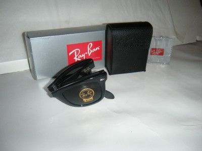 Ray Ban Folding Wayfarer Black RB 4105 601 50mm New Aut 805289154587 