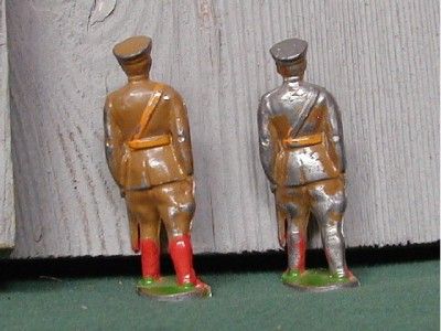 Britains and Barclay,7 Mixed Lead Soldiers,Older, Set ?  