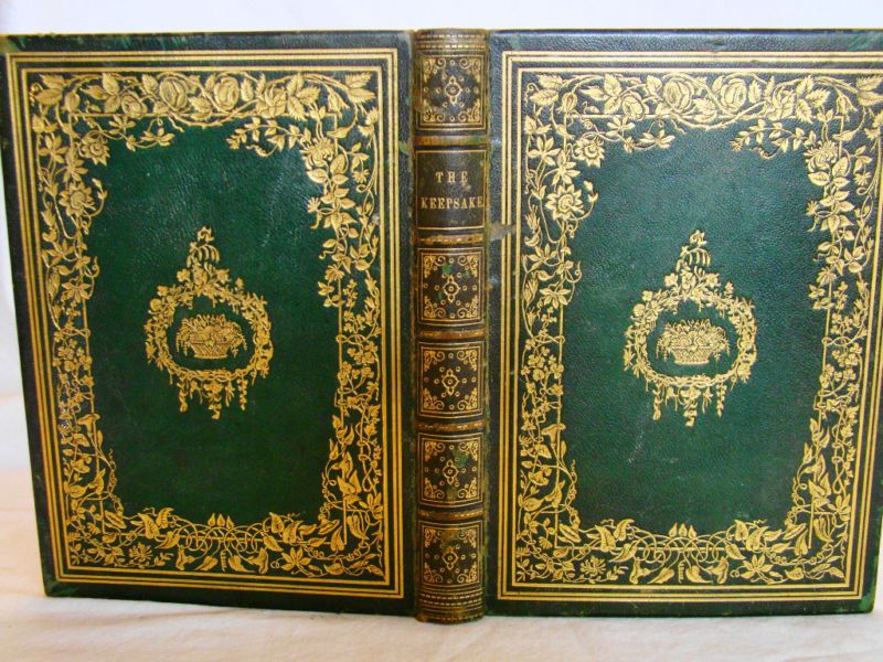 Keepsake 1849 Full Green Morocco Gilt Extra Engravings  