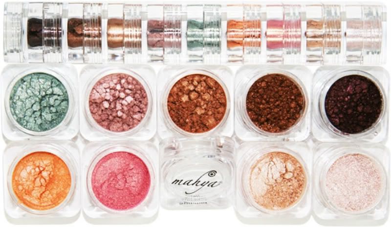 MAHYA SUMMER 100% Pure Mineral Multi Purpose Eyeshadows 9 Colors 