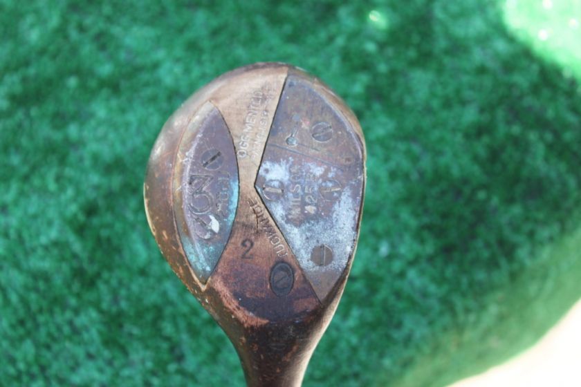 VINTAGE WILSON TUCKAHOE OGG MENTED PERSIMMON 3 WOOD R/H  