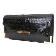 17690 auth HERMES shiny porosus crocodile Clutch  