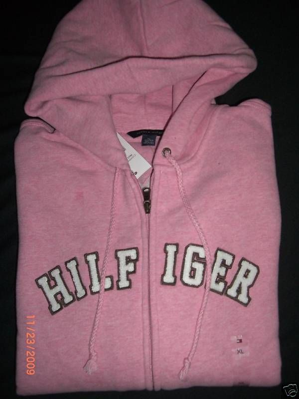 NWT Womens Tommy Hilfiger Pink Logo Sweatshirt XS  