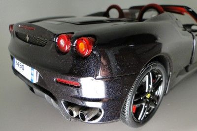 Rare Metallic Black High End/High Detail Ferrari F430 SPIDER by BBR 1 