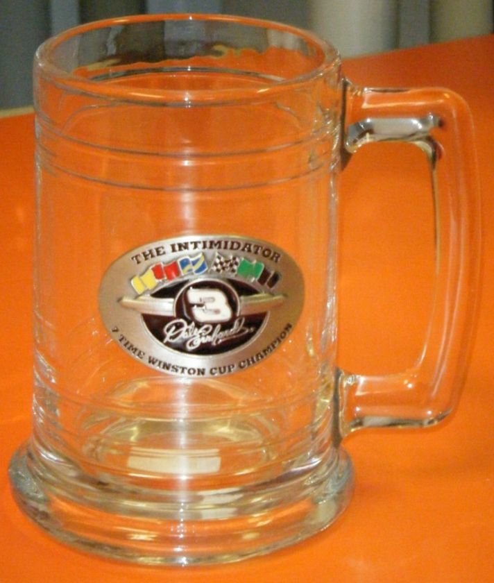 DALE EARNHARDT THE INTIMIDATOR #3 NEW PEWTER GLASS MUG  