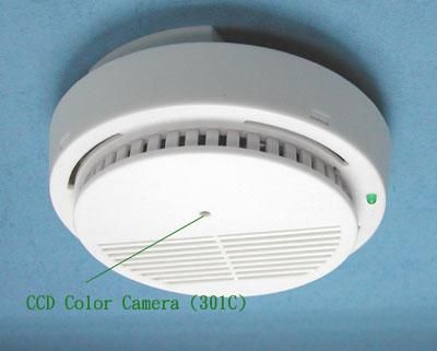 UK123 Smoke Detector Color CCTV SPY CCD 420Lines Camera  