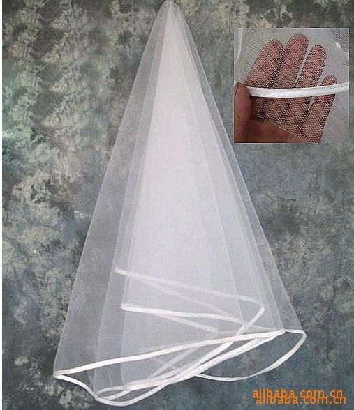 5M Graceful Satin Edge Mantilla Wedding Bride Veil  