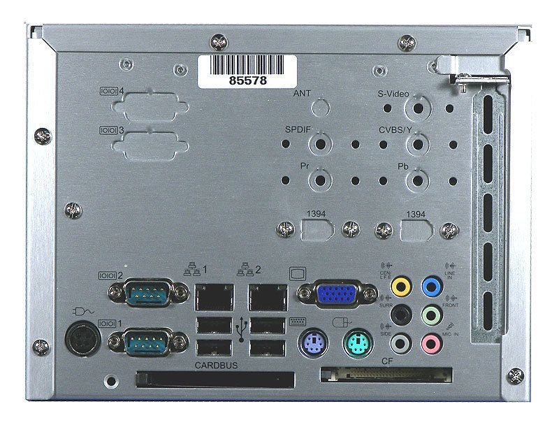 Commell KCMB 673 Barebone Mini ITX Chassis (Silver)  