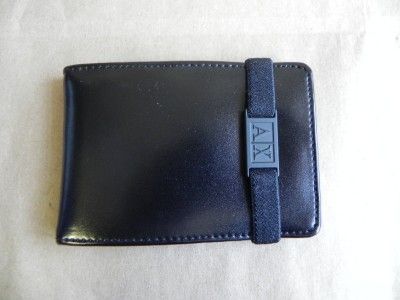 New Armani Exchange AX Mens Card Holder Wallet  