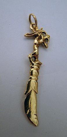 Atocha Shipwreck Gold Toothpick Cupid Replica of One Found on 1715 