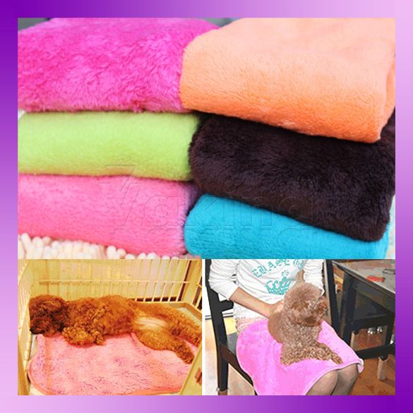   Superior Practical Coral Soft Warm Pet Puppy Dog Cat Fleece Blanket