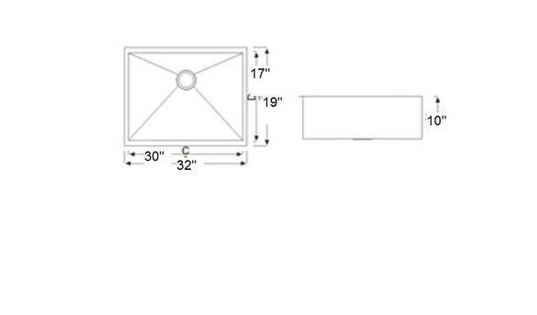 HANDMADE DESIGNER SERIES STAINLESS STEEL KITCHEN SINK  