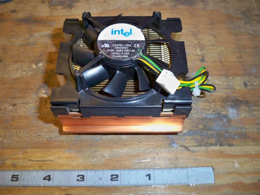 QTY Intel C24751 002 Xeon Socket 604 Heatsink+Fan 4Pin  