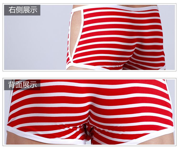 XUBA New Mens Sexy Boxers Briefs Underwear 201162 stripe Boxers 