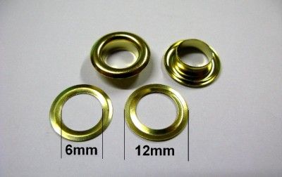 12mm 1/2 #20 Eyelet Metal Grommet Nickel Silver 50 pcs  