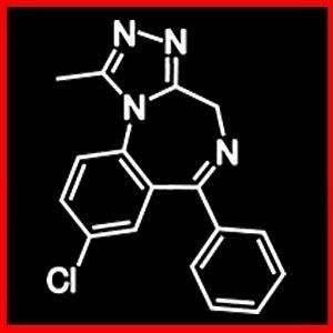 ALPRAZOLAM Xanax Niravam Xanor Alprax MOLECULE T SHIRT  