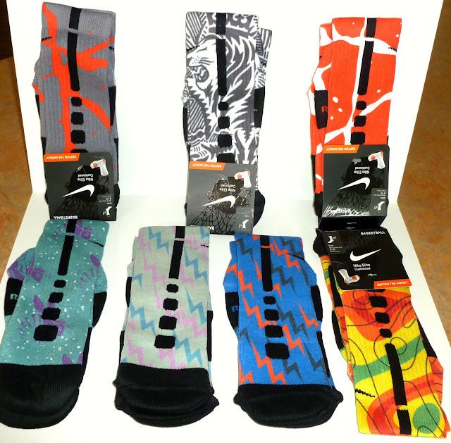 Nike Elite Easter Vault Weatherman Crew Sock L KD IV Lebron Hornet SLH 