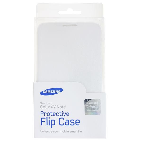 White OEM Samsung Galaxy Note AT&T i717 N7000 Flip Cover Case EFC 