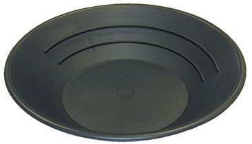 10 PANNING GOLD PAN   BLACK  