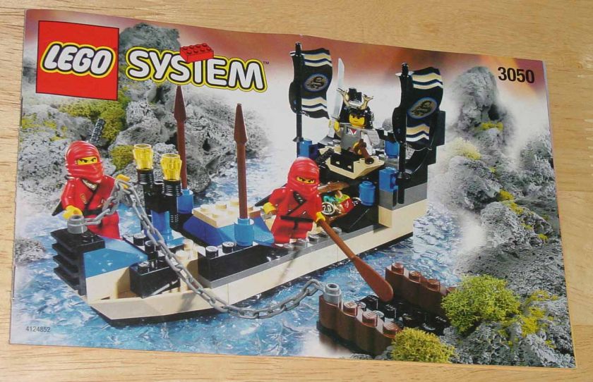 LEGO 3050 NINJA SHANGHAI SURPRISE BOAT AND PEOPLE  