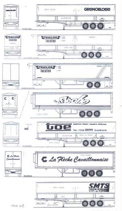 Colorado Decals N TRUCK SEMI TRAILER MARKINGS #2  