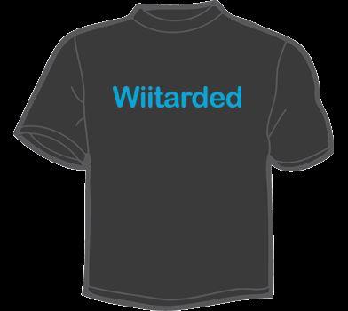 WIITARDED T Shirt WOMEN wii game gamer retro emo punk  