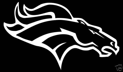 DENVER BRONCOS LOGO   VINYL WINDOW DECAL  