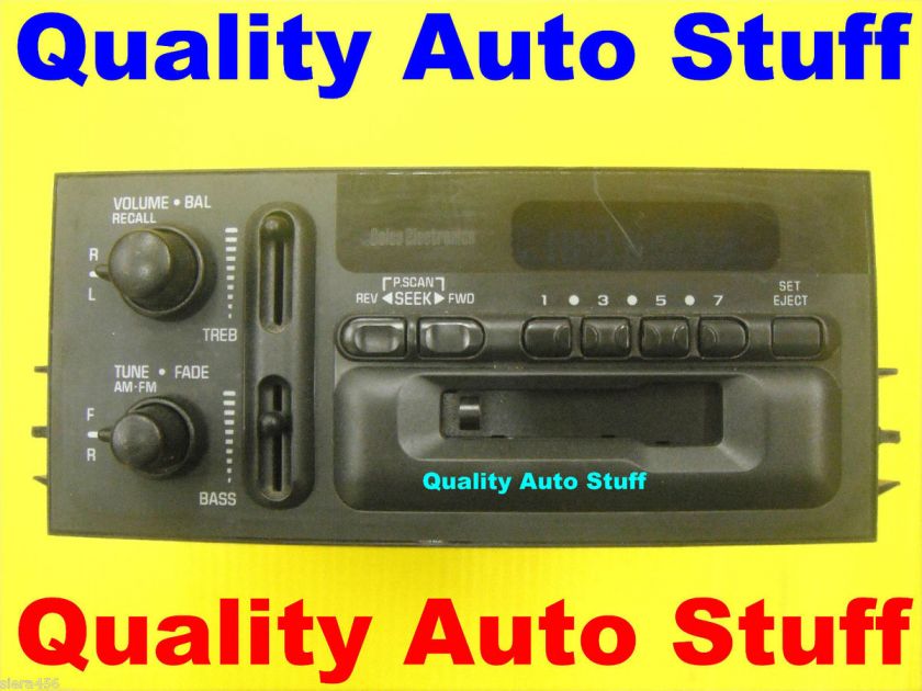 GM Delco Cassette Tape Player AM FM Radio Stereo 09367685  