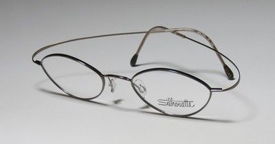 NEW SILHOUETTE 6540 46 20 145 TITANIUM GRAY EYEGLASSES/GLASSES/FRAME 