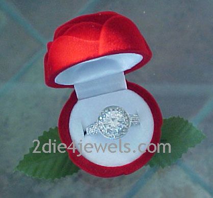 The perfect RED ROSE ring box for that Special Occasion  