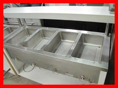 Used Duke 4 Well Commercial Steam Table with Hatco Gloray Warmer NICE 