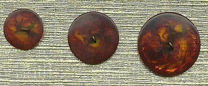 11 tortoiseshell BAKELITE BUTTONS, EQUESTRIAN, HORSE  