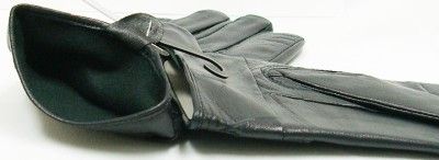 Eskimo Genuine Leather Black Ladies Dress Winter Snow Bow Glove Medium 