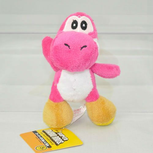 Mario Bros 4 Yoshi Soft Plush Toy Rose Red  