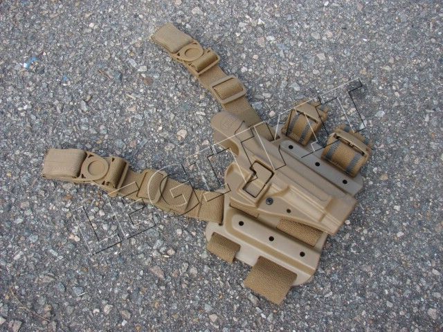   Drop Leg Holster SERPA Beretta 92/96 Coyote Brown Issue Sidearm  